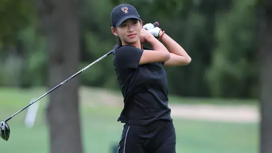 Princeton University women's golf action photos, Princeton, NJ, September 6 2019.
