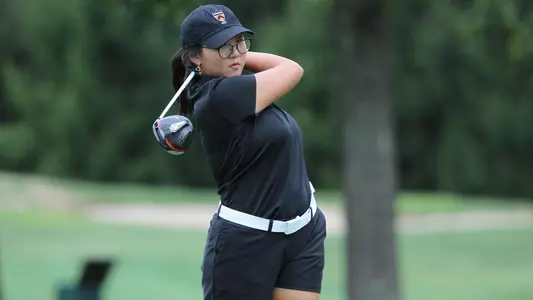 Princeton University women's golf action photos, Princeton, NJ, September 6 2019.