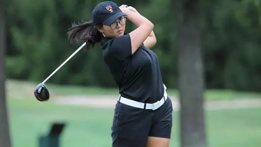 Princeton University women's golf action photos, Princeton, NJ, September 6 2019.