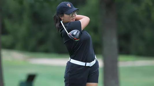 Princeton University women's golf action photos, Princeton, NJ, September 6 2019.