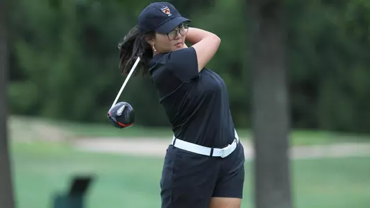 Princeton University women's golf action photos, Princeton, NJ, September 6 2019.