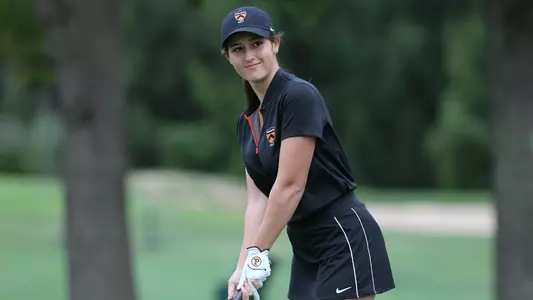 Princeton University women's golf action photos, Princeton, NJ, September 6 2019.