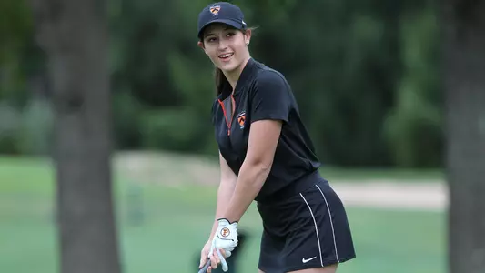 Princeton University women's golf action photos, Princeton, NJ, September 6 2019.