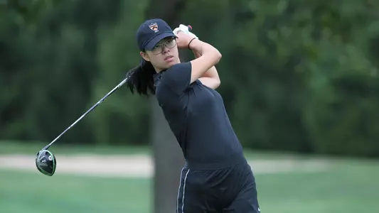 Princeton University women's golf action photos, Princeton, NJ, September 6 2019.