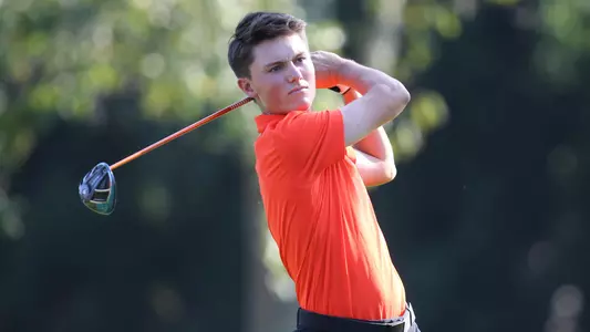 Princeton University men's golf action, Princeton, NJ, September 11 2019.