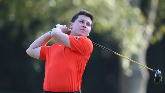 Princeton University men's golf action, Princeton, NJ, September 11 2019.