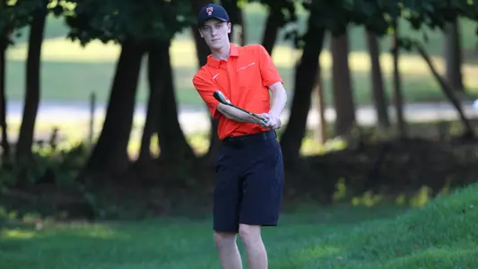 Princeton University men's golf action, Princeton, NJ, September 11 2019.