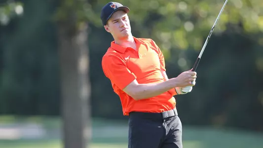 Princeton University men's golf action, Princeton, NJ, September 11 2019.