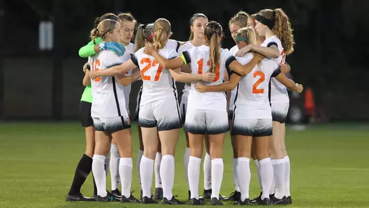 wsoc team huddle
