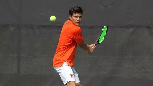 Princeton University men's tennis action, Princeton, NJ, September 20, 2019.