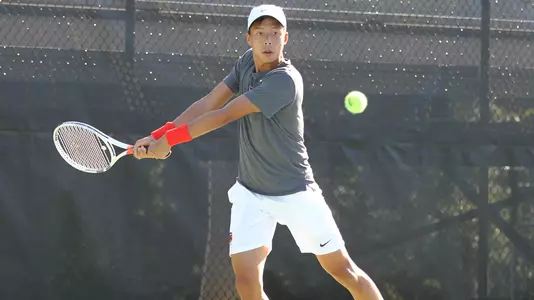 Princeton University men's tennis action, Princeton, NJ, September 20, 2019.