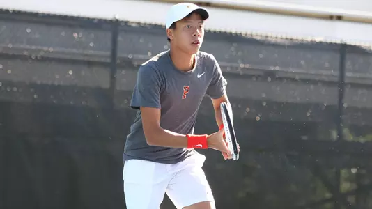 Princeton University men's tennis action, Princeton, NJ, September 20, 2019.