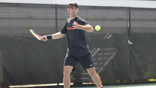 Princeton University men's tennis action, Princeton, NJ, September 20, 2019.
