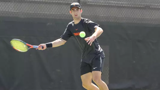 Princeton University men's tennis action, Princeton, NJ, September 20, 2019.