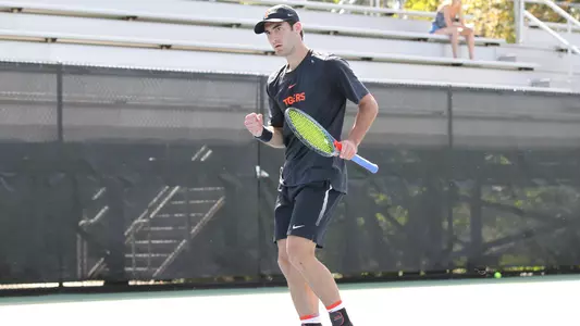 Princeton University men's tennis action, Princeton, NJ, September 20, 2019.