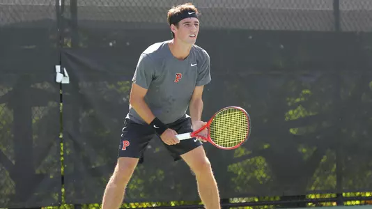 Princeton University men's tennis action, Princeton, NJ, September 20, 2019.