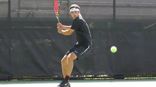 Princeton University men's tennis action, Princeton, NJ, September 20, 2019.