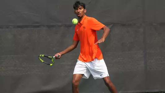 Princeton University men's tennis action, Princeton, NJ, September 20, 2019.