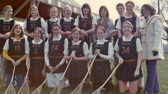 1970s lacrosse team photo