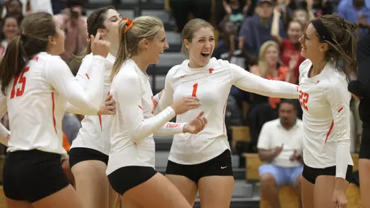 Princeton University women's volleyball vs. Penn, Princeton, NJ, September 25, 2015.