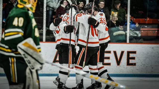 Men's Hockey Celebration vs Clarkson