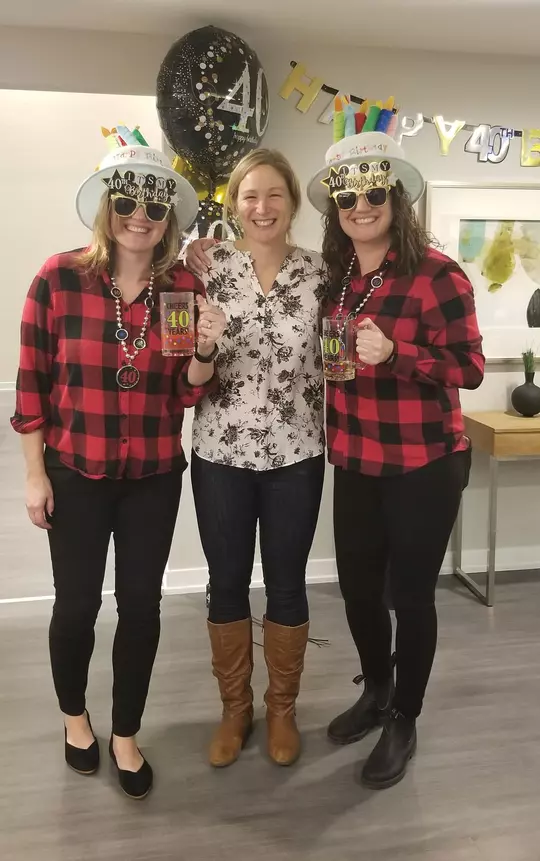 Brea with Ariss twins