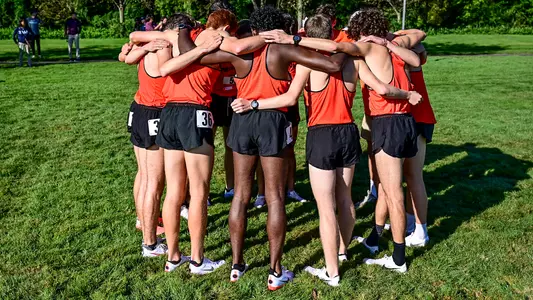 Men's Cross Country Huddle 2021
