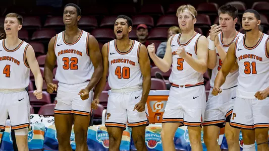 Men's Basketball Bench Celebration
