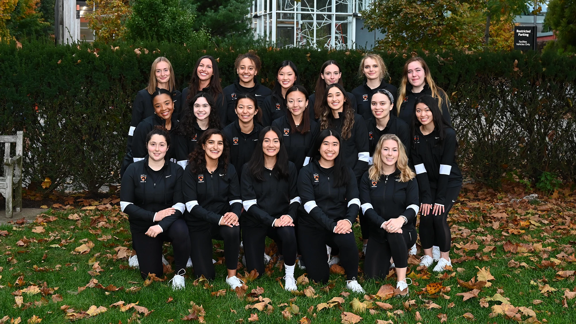 2021-22 women's fencing team photo