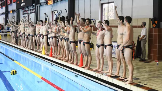 Princeton Men's Water Polo Celebration