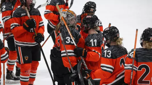 women's hockey postgame line