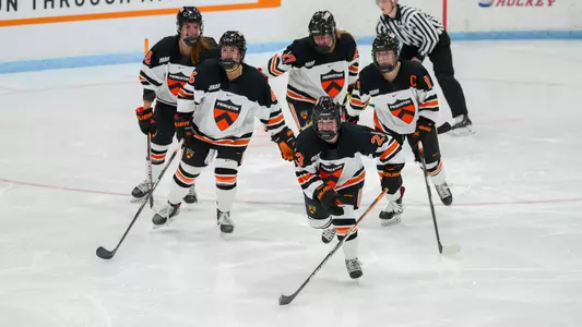 Women's hockey celebration photo