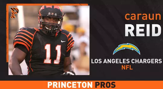 Caraun Reid Chargers Princeton Pros graphic