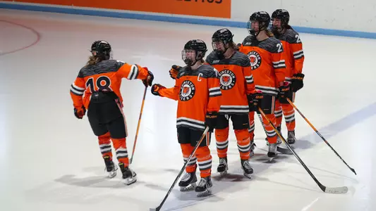 Princeton women's hockey lineup photo