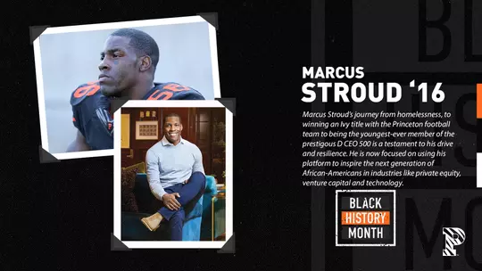 Marcus Stroud Black History Month graphic