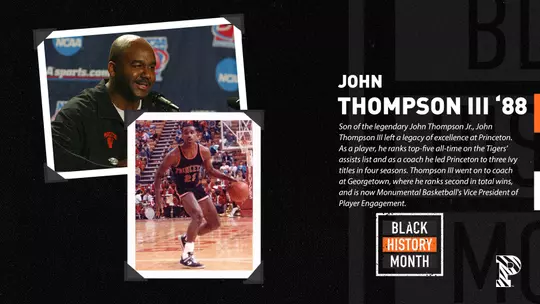John Thompson III Black History Month graphic
