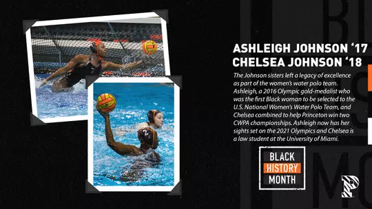 Ashleigh and Chelsea Johnson Black History Month graphic
