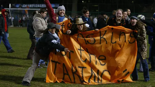 Fans at the 2004 NCAA women's soccer quarterfinal
