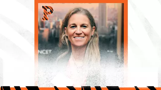 Mollie Marcoux Samaan image with tiger stripe background