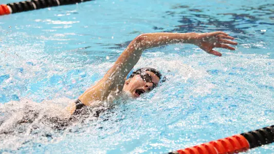 Princeton University men's and women's swimming and diving vs. Cornell and Penn, Princeton, NJ, November 23, 2019