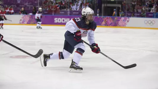 Michelle Picard with USA Hockey
