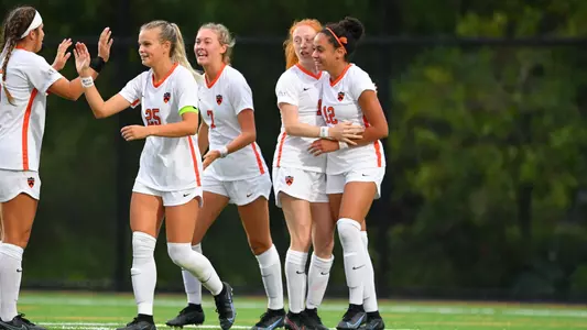 Goal celebration vs. Bucknell
