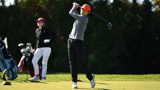 Victoria Liu action photo at Baltusrol