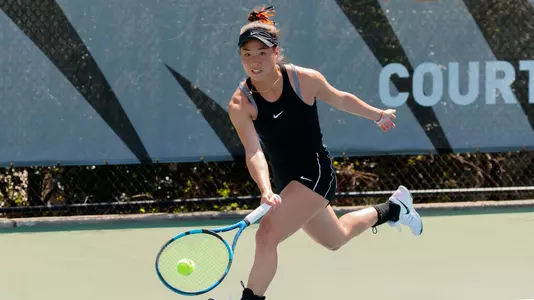 Princeton Womenâ??s Tennis hosts Columbia on April 24, 2022.