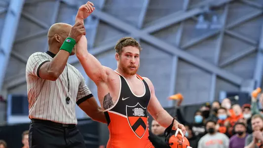 Jake Marsh hand-raise photo