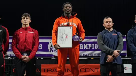 quincy monday podium award photo
