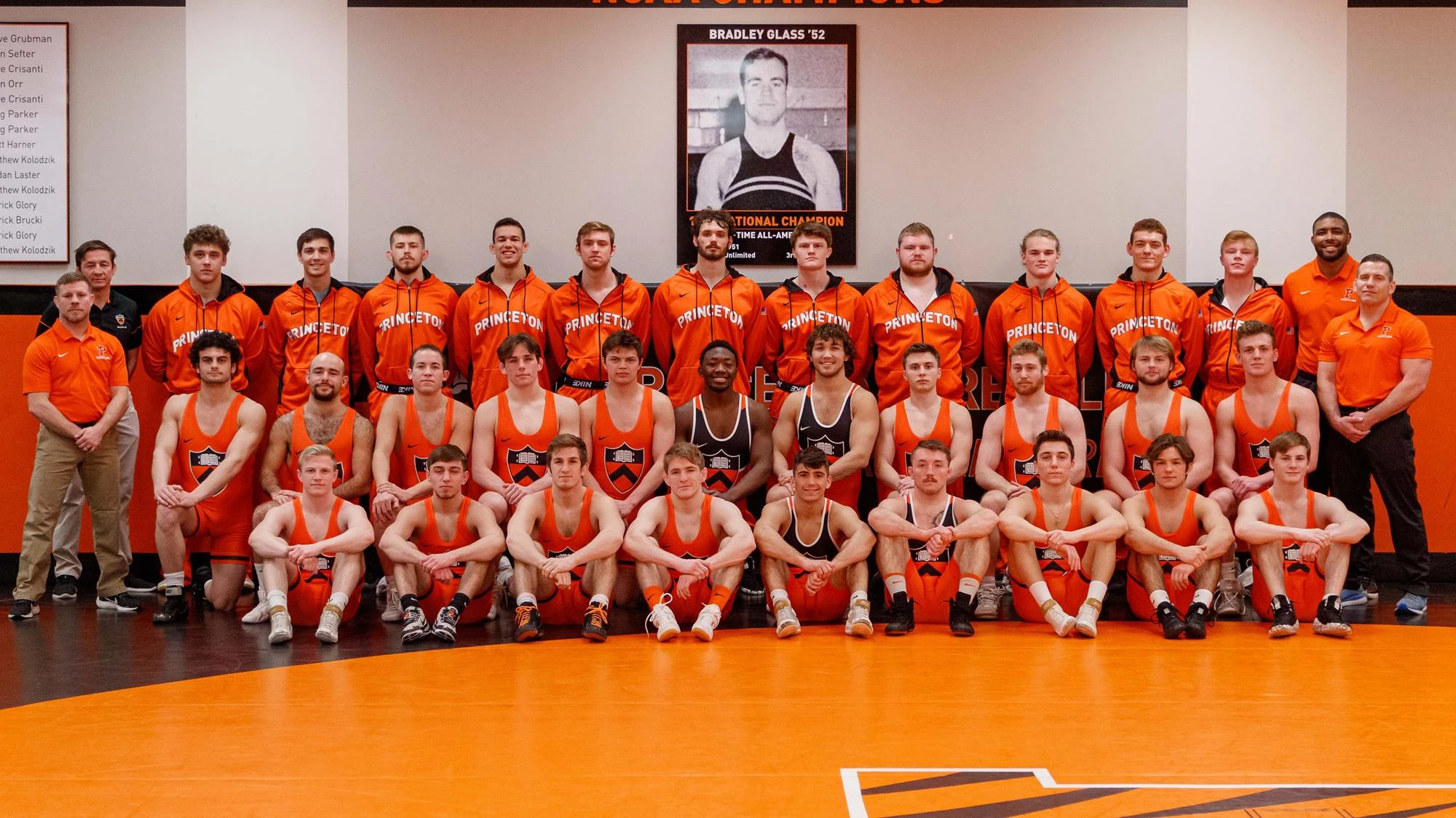 wrestling team photo