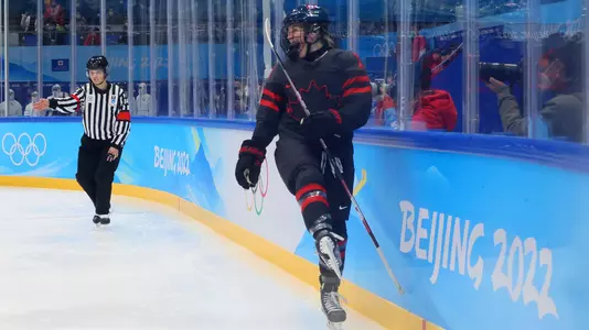 Sarah Fillier Olympic action photo