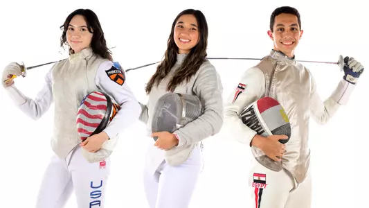 Maia Weintraub, Maia Chamberlain, Mohamed Hamza posed photos