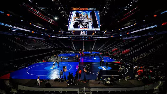 ncaa wrestling championship first practice day